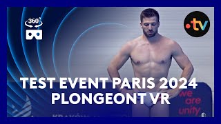 Test Event Paris 2024  Vivez la 2e place de la paire JandardBouyer en immersion à 360° et en 3D [upl. by Nevanod]