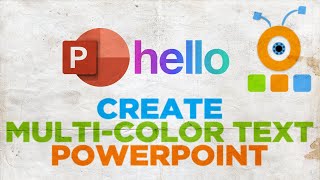 How to Create Multicolor Text in PowerPoint [upl. by Coulson493]