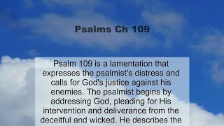 Psalms Chapter 109 summary and read together [upl. by Frants]