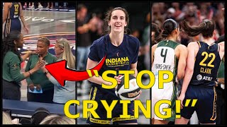 Caitlin Clark Tells Skylar Diggins and Seattle Storm Coach “STOP CRYING” [upl. by Nivag]