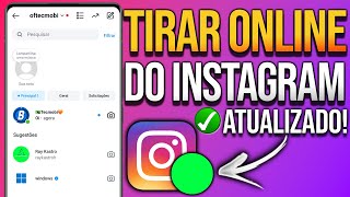 COMO TIRAR O ONLINE DO INSTAGRAM 2024 [upl. by Annabell]