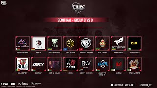 COUPE DAFRIQUE PUBG  SAISON 3  SEMI FINALS LOBBY B VS D [upl. by Limbert]