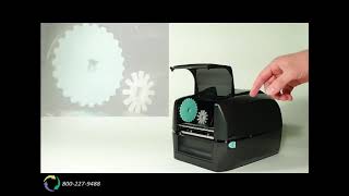 Unitherm Inc  How to Setup Thermal Transfer Clothing Label Printer [upl. by Covell]