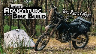 DRZ400E Adventure Bike Build amp Mods List [upl. by Ydnil]