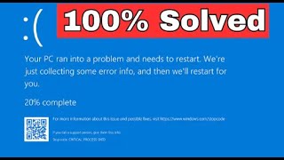 Your device ran into a problem and needs to restart  Windows 10118  Blue Screen Error [upl. by Kciregor]