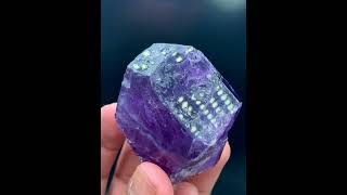 Natural Purple Scapolite Crystal from Afghanistan [upl. by Imaj]