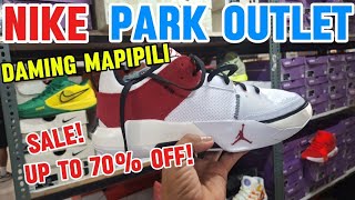 PART 1 NIKE PARK OUTLET SA TUTUBAN CENTER ORIGINAL SHOES SALE UP TO 70 OFF DAMI PAGPIPILIAN [upl. by Dyraj]