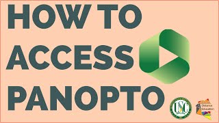 How to access Panopto [upl. by Sidoney]