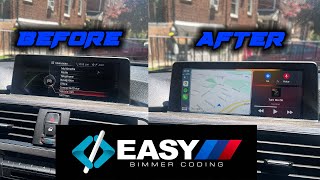 How to Add Apple Carplay to your BMW M3  Easybimmercoding [upl. by Drusie]