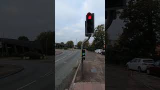 Cambridge Coldhams Lane Siemens Helios Traffic Lights Toucan Crossing [upl. by Gnoz448]