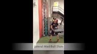 Best Exercises for Firefighters  Med Ball Toss Series [upl. by Ydospahr]