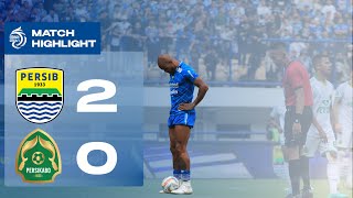 Highlights  PERSIB BANDUNG VS PERSIKABO 1973  Pekan 12 [upl. by Reizarf]