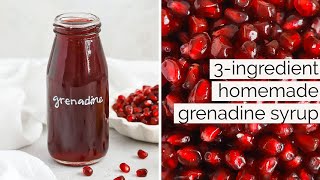 3Ingredient Grenadine Syrup [upl. by Issie]