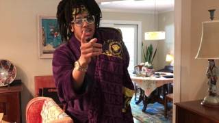 Chef Henny Unboxes the First Purple Versace Robe [upl. by Nitsud]