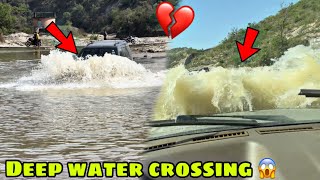 Tata Safari 4x2 😱 First Dangerous Water Crossing 😰 Offroad Gone wrong 💔 [upl. by Yeknarf]