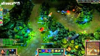 Apdo Mid Nidalee VS Syndra 20130927 압도 미드 니달리 VS 신드라 [upl. by Uuge]