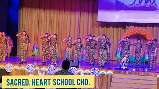 commando dance independence day 2024 sacred heart school chd [upl. by Horatius]