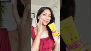 Sunscreen that Hyderates Protects and is affordable too  😍🌿 mamaearth ad [upl. by Allehs]