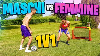 ⚽🥅 TORNEO 1 vs 1 MASCHI contro FEMMINE FOOTBALL CHALLENGE [upl. by Jacqui550]