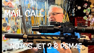 Mail call with parts for Notos Jet 2 amp PSM45 from Buck Rail amp Utah airguns [upl. by Raf]