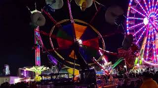 Puyallup Fair Rides at night [upl. by Eiuol364]