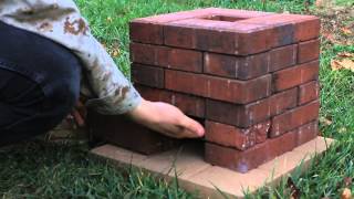 DIY Brick Rocket Stove [upl. by Bazar]