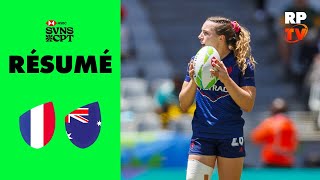 Les Françaises en BRONZE 🥉 Résumé France vs Australie  HSCB SVNS Cape Town [upl. by Rubma]