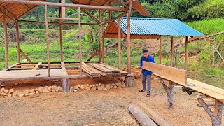 Making a Benchtop Jointer  Building the floor system for my off grid cabin in the forest [upl. by Hsejar]