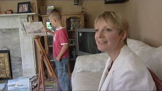 Kieron Williamson  6 year old Artist on ITV News [upl. by Delfine]