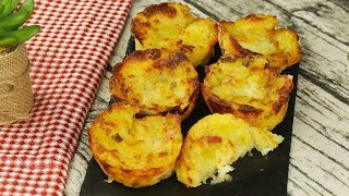 Tortine di patate come farle in uno stampo per muffin in soli 20 minuti [upl. by Aicert]