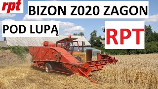 Bizon Z020 Zagon młóci pszenicę [upl. by Cal]