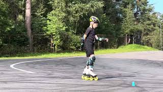 Canskate 2 Backward pushglide sequence [upl. by Der]