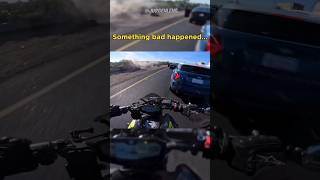 Lane Splitting Motorcycle Crash  Jurgenlens [upl. by Aihgn447]