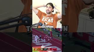 Texas Fan Reacts to Arkansas Game [upl. by Yborian]