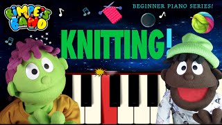 Beginner Piano Series Play and Sing with Bimpe’s Band Knitting [upl. by Irpac]