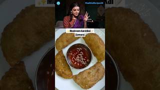 South Star Kajal Agarwal loves 🍄Karchikai😋kajalagarwal shorts southindianactress food [upl. by Nogas]