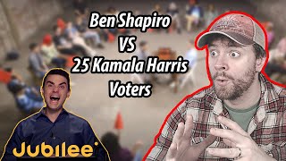 1 Republican vs 25 Kamala Harris Voters Feat Ben Shapiro  Staysafe Reacts [upl. by Harret]