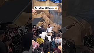 Deva Movie Shooting Shahid Kapoor BTS 🔥 Background Painting Of Amitabh Bachchan shorts deva [upl. by Kuhn]