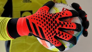 Adidas PREDATOR ACCURACY GL PRO HYBRID HEATSPAWN Goalkeeper Gloves [upl. by Erskine596]