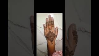 simple back hand mehandi design [upl. by Altheta]