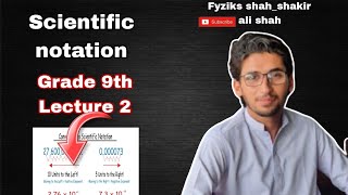 scientific notation  measurement 9th  Fyziks Shah ShahShakir Ali shah [upl. by Sanjiv]