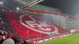 Achtelfinale DFBPokal  1FC Kaiserslautern  1FC Nürnberg  Choreo [upl. by Ahsikal]