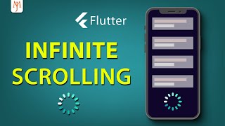 Flutter Infinite Scrolling Pagination for ListView [upl. by Eilyah]