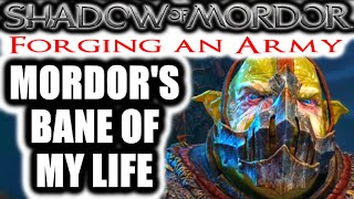 Middle Earth Shadow of Mordor Forging an Army  MORDORS BANE OF MY LIFE [upl. by Ardnoid]