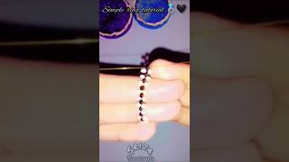 Simple ring tutorial 💍✨ring handmade shorts [upl. by Salomone430]