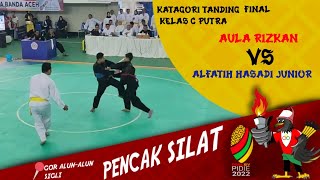 FINAL AULA RIZKAN RED VS ALFATIH HASADI JUNIOR BLUE KELAS C PA PENCAK SILAT PORA PIDIE 2022 [upl. by Egon]