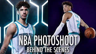 NBA PHOTOSHOOT  TWO Setups TWO Cameras  Behind the Scenes [upl. by Leanor556]