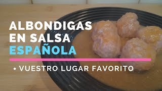 ALBONDIGAS EN SALSA ESPAÑOLA EN OLLA GM [upl. by Akfir422]