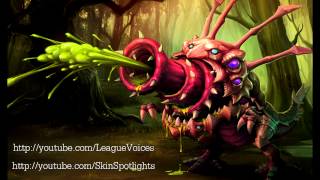 OLD Jurassic KogMaw League of Legends Skin Spotlight [upl. by Arreit]