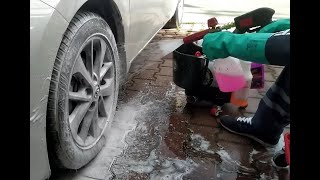 4 Dış Detaylı Araba Yıkama  Karcher K4 COMPACT UM  MJJC  CAR WASH  ASMR Toyota Corolla [upl. by Ysak]